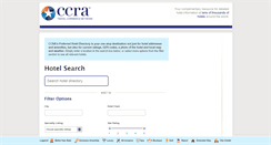 Desktop Screenshot of hoteldirectory.ccra.com
