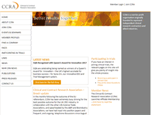 Tablet Screenshot of ccra.org.uk